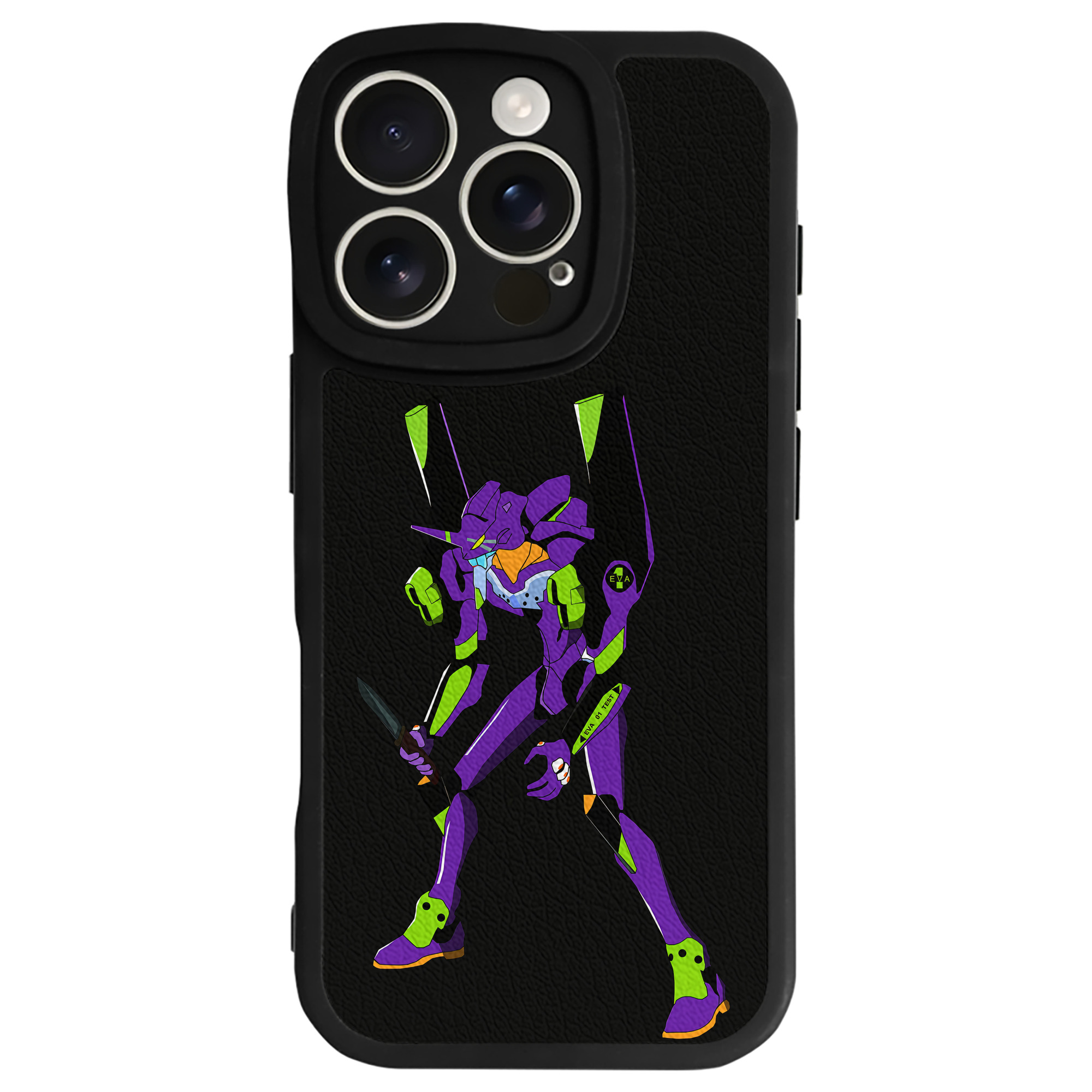 （画像用） EVA 新世紀エヴァンゲリオン 【iPhone 16シリーズ対応】シリコンスマホケース（レザー調） 材質：シリコン